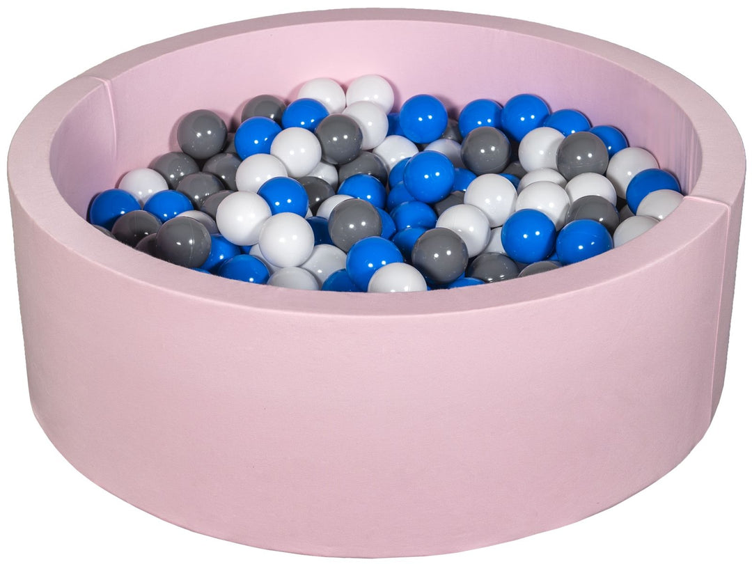 Soft Jersey ball pit with 300 balls, pink