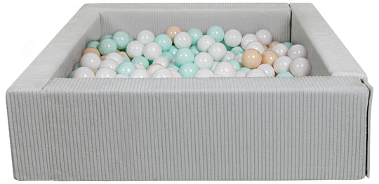 Soft play Corduroy ball pit, home ball pit, indoor, outdoor, ball pit + 300 balls