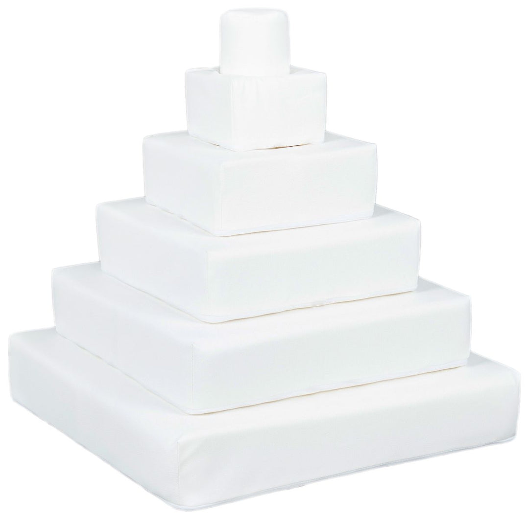 Pyramid set of 6 large foam blocks