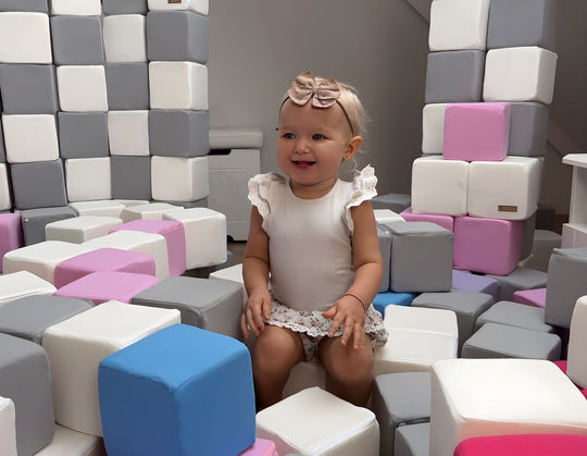 Pyramid set of 45 large foam blocks