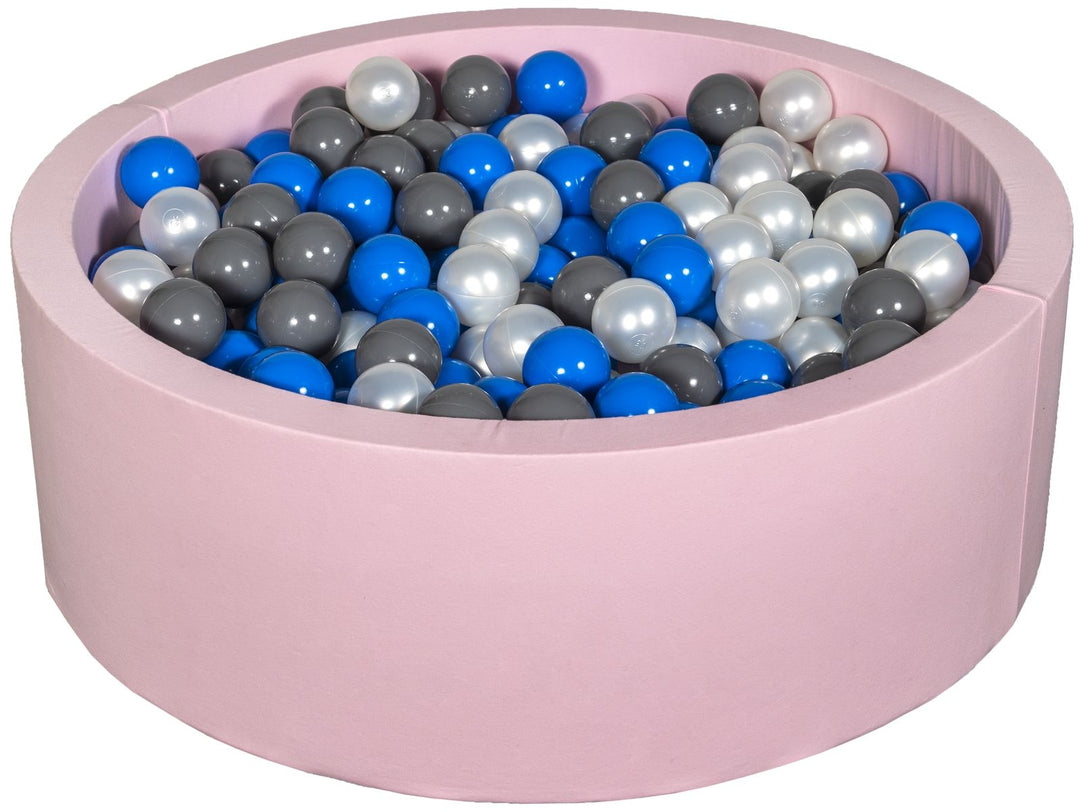 Soft Jersey ball pit with 450 balls, pink