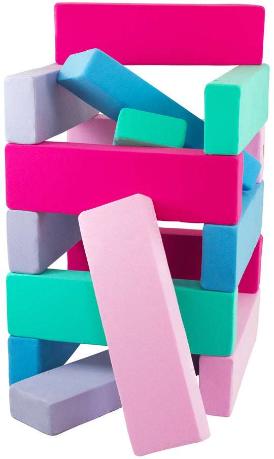 Tower set of 15 large foam blocks