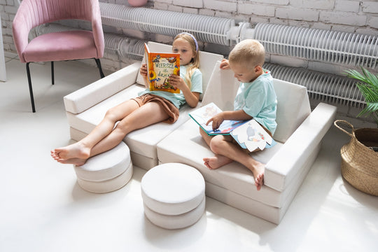 Modular kids sofa, foam blocks