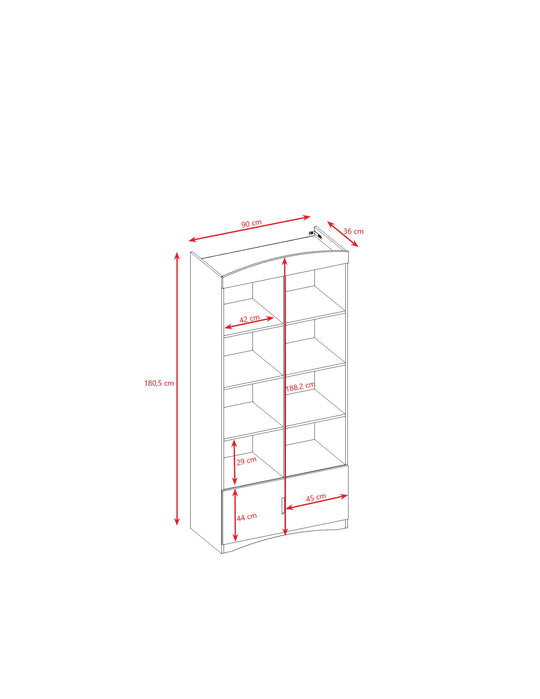 Double Bookshelf Julia