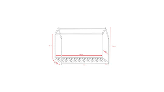House Bed Bella - White