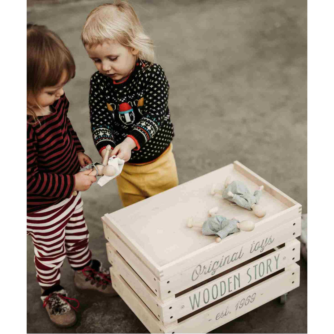 Beukenhouten Popje met Jurk