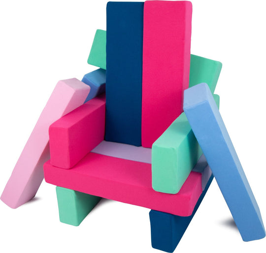 Tower set of 15 large foam blocks