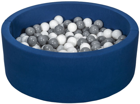 Soft Jersey ball pit with 200 balls, navy