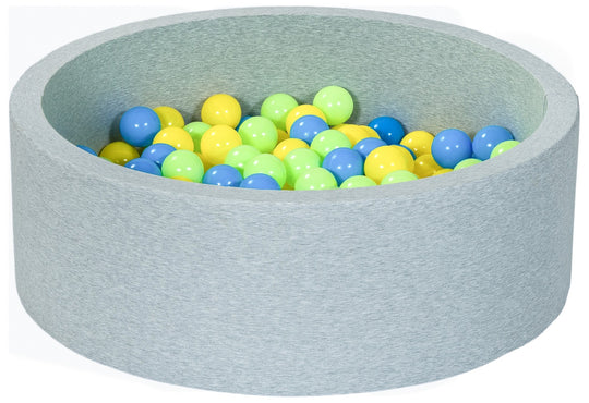 Soft Jersey ball pit with 200 balls