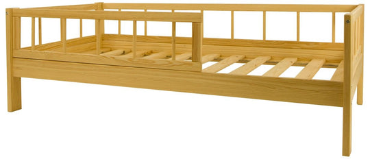 Wooden bed with the barriers 160x80cm