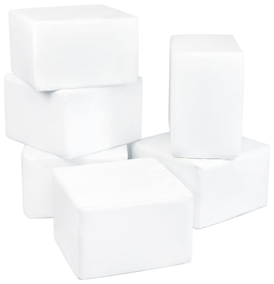 Cubes set of 6 large foam blocks