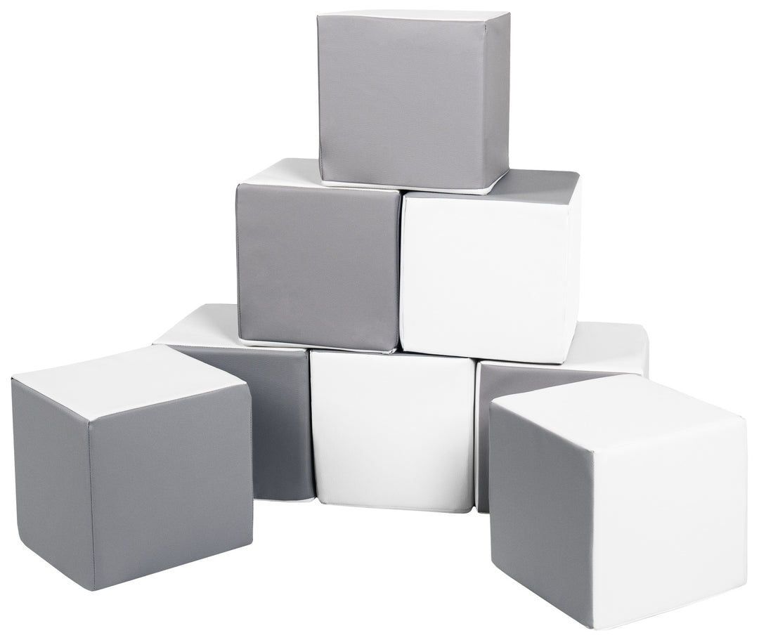 Soft Play Cubes, 8 building blocks for kids