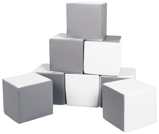 Soft Play Cubes, 8 building blocks for kids