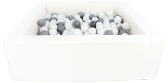 Square eco-leather ball pit with 300 balls, 5 elements