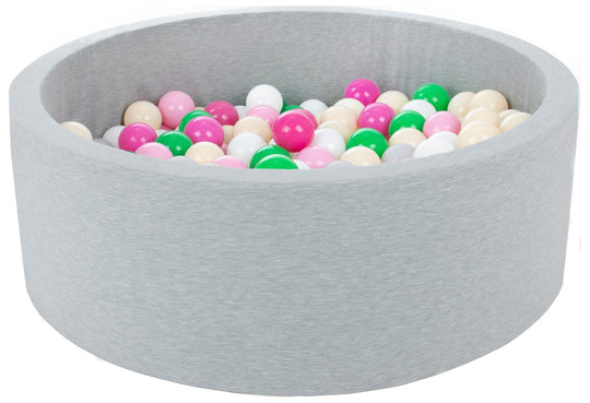Soft Jersey ball pit with 200 balls