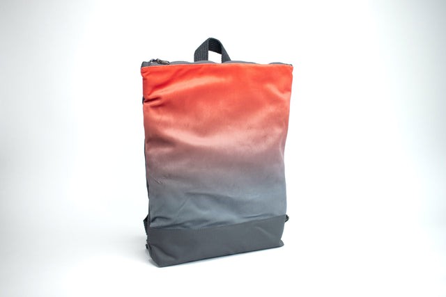 Faux Leather Backpack - Salmon