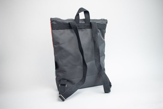 Faux Leather Backpack - Salmon