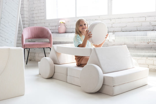 Modular kids sofa, foam blocks