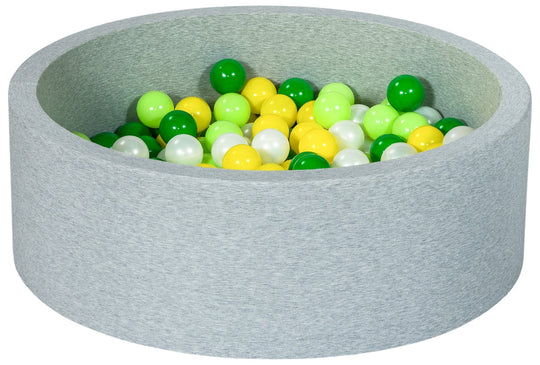 Soft Jersey ball pit with 200 balls