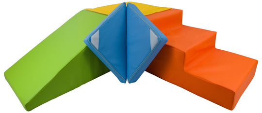 Slide set of 4 large foam blocks