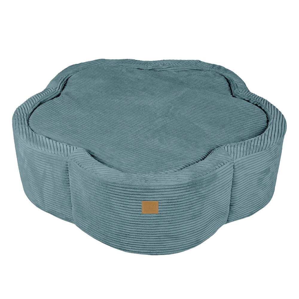 Foam Baby Ball Pit - Aesthetic Turquoise Flower