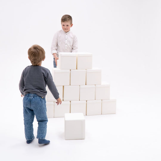 Foam Mega Cube Building Block - Blue &amp; Red