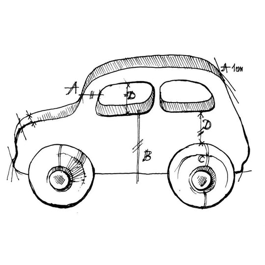 Houten Speelautootje - Little French