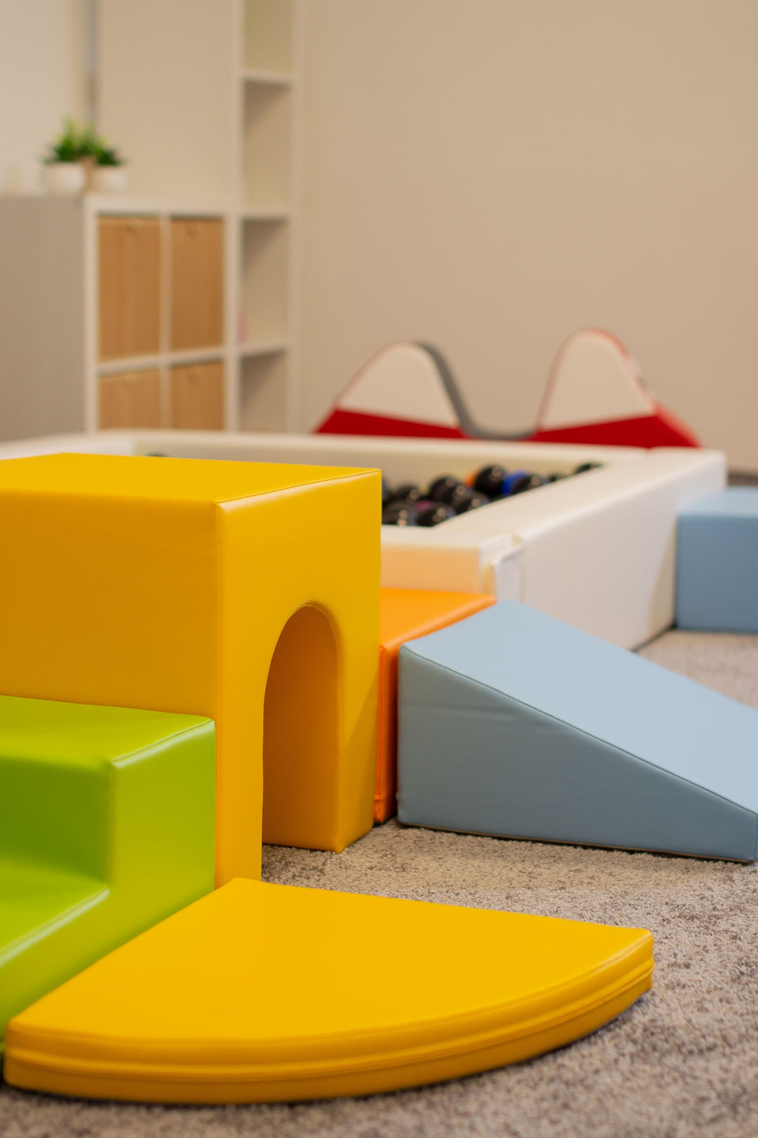 Soft Play 10 Foam Block Set - Light Multicolor Creativity