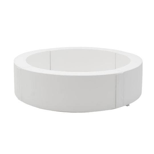 Round Soft Play Ball Pit – White