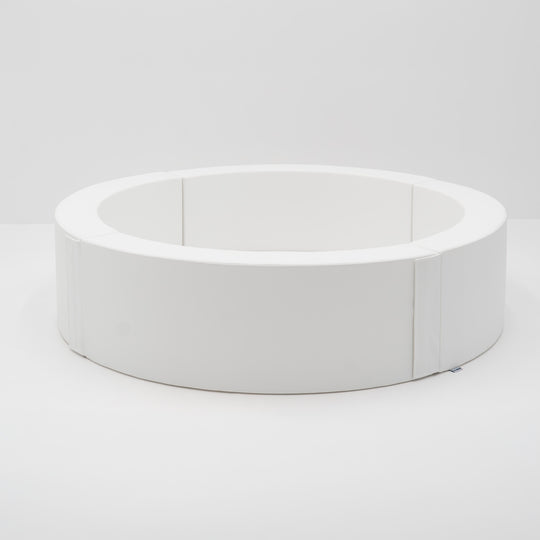 Round Soft Play Ball Pit – White