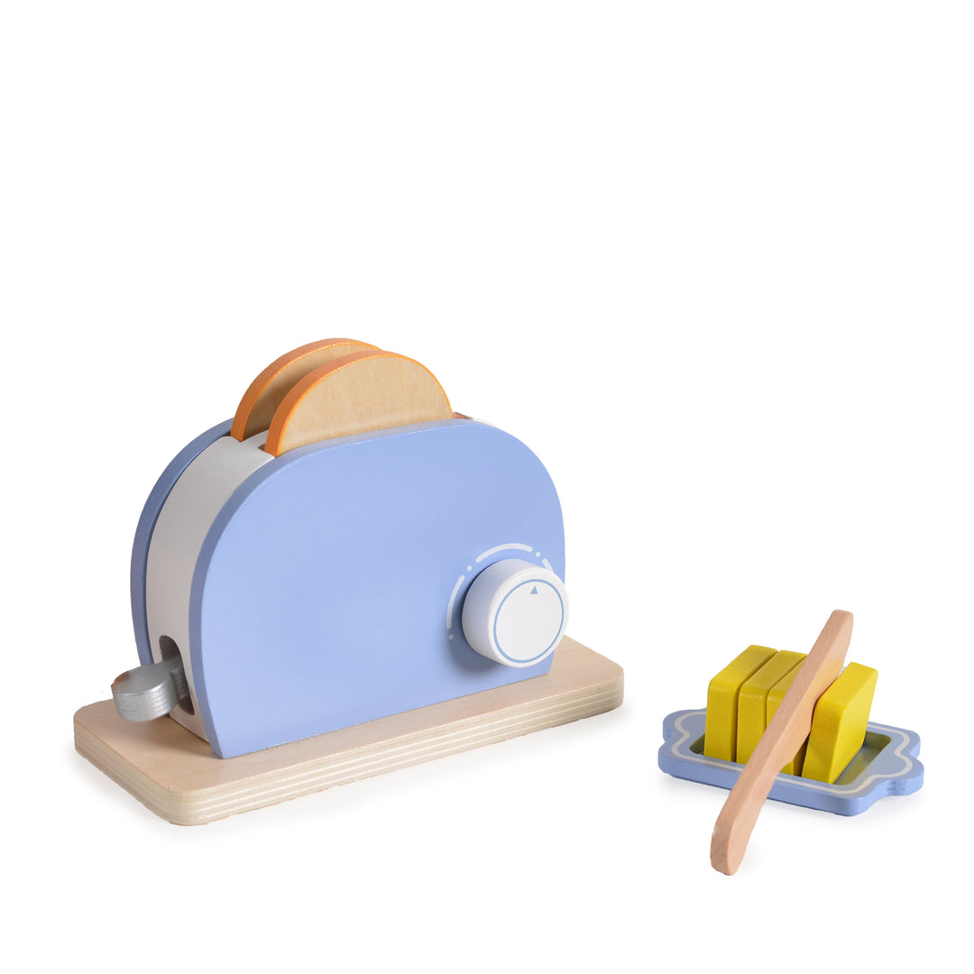 Wooden Small Toaster Set