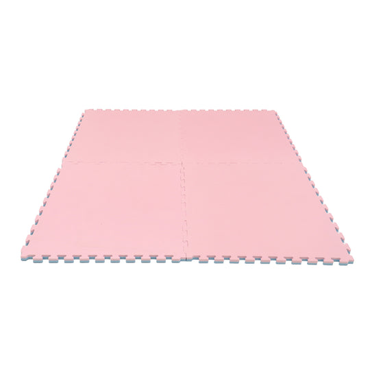 Large Foam Puzzle Mats - Baby Pink / Baby Blue