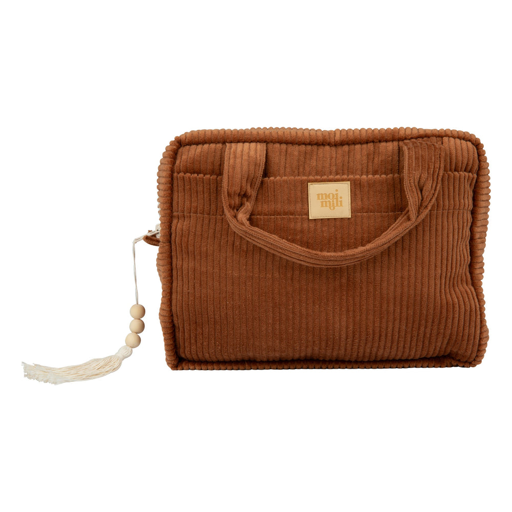 Large Make-Up Bag - Caramel