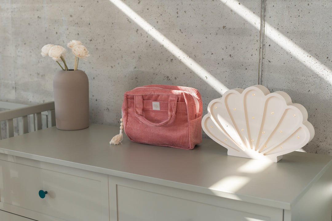 Make-Up Bag Set of 2 - Coral ds