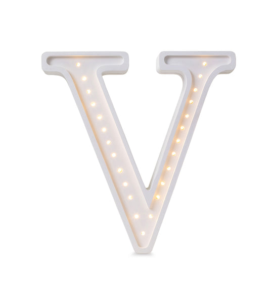 Little Lights Letter Lamp - V