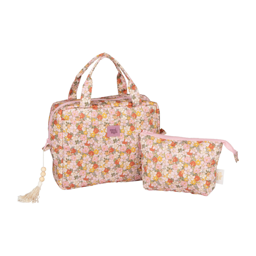 Make-Up Bag Set of 2 - Green Garden