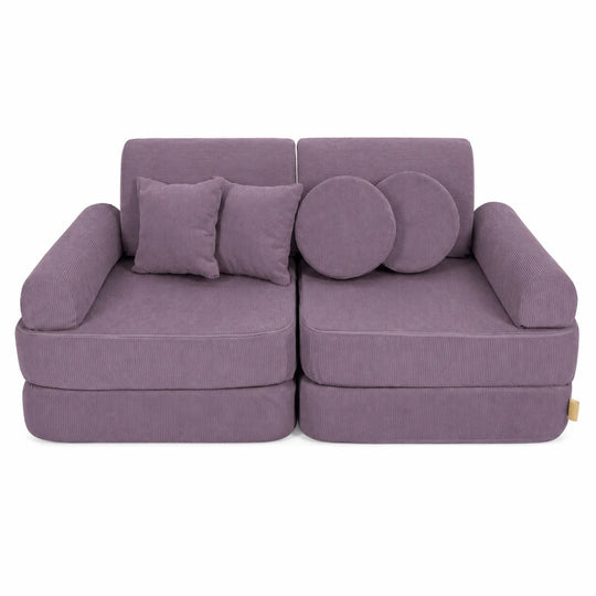 Medium Modular Sofa for Kids - Slimcord Lavender