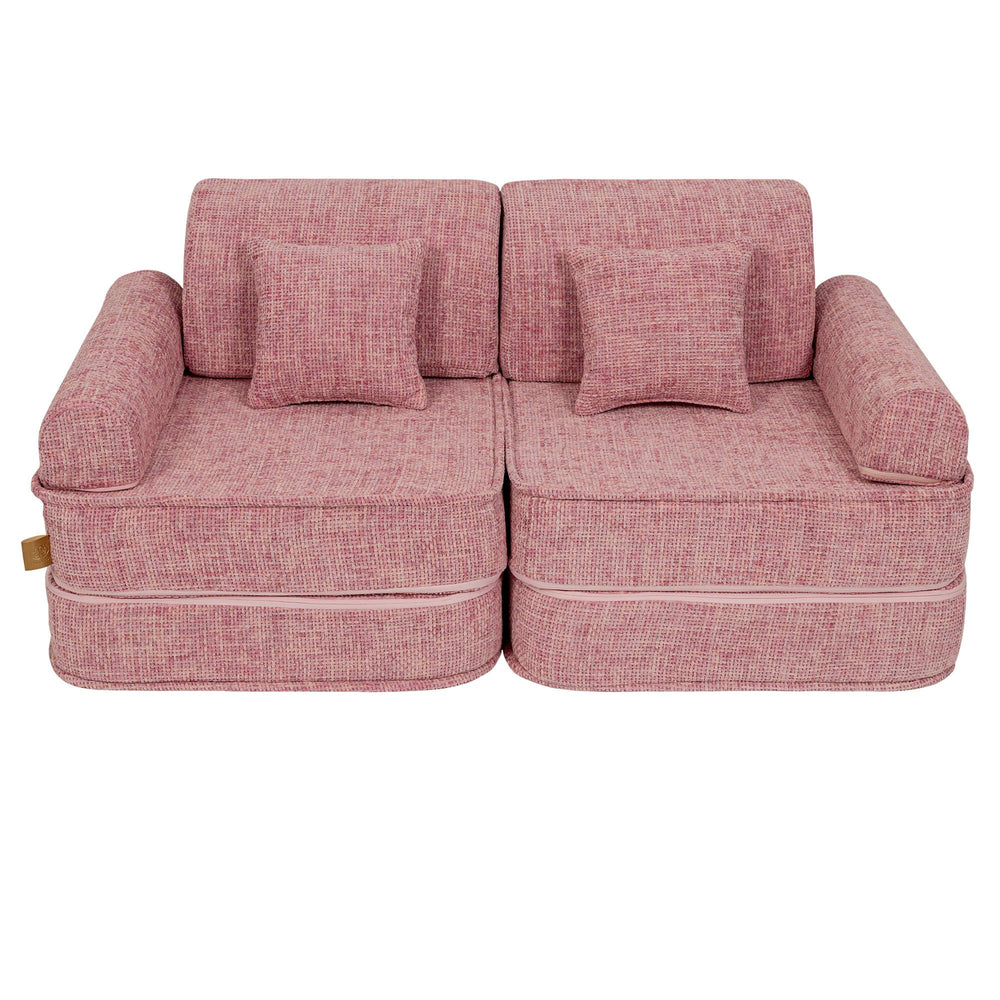 Medium Modular Sofa for Kids - Tangle Bubblegum Pink