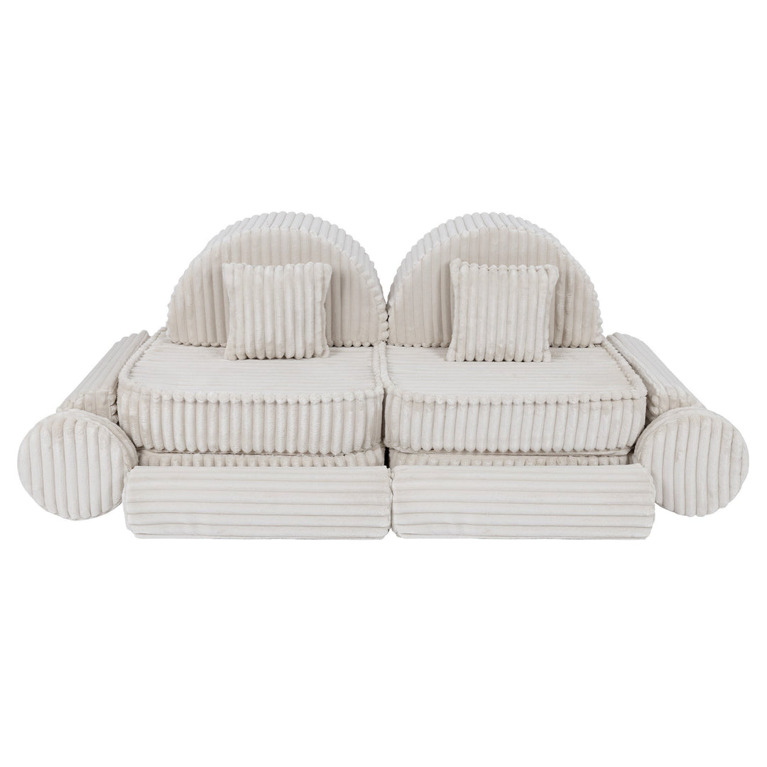 Medium Modular Sofa for Kids - Churros White Plus