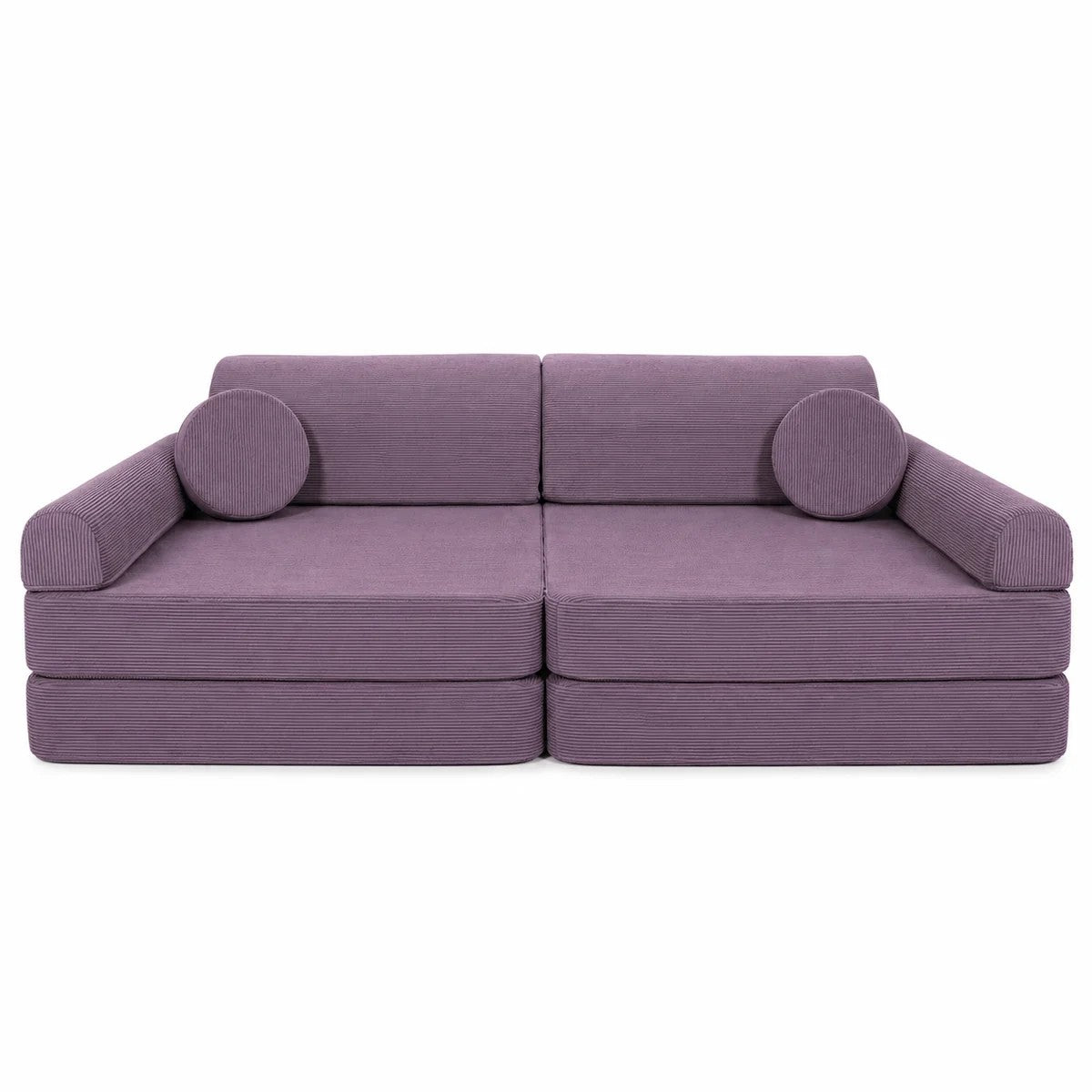 MeowBaby® Large Slimcord Premium Sofa - Lavender