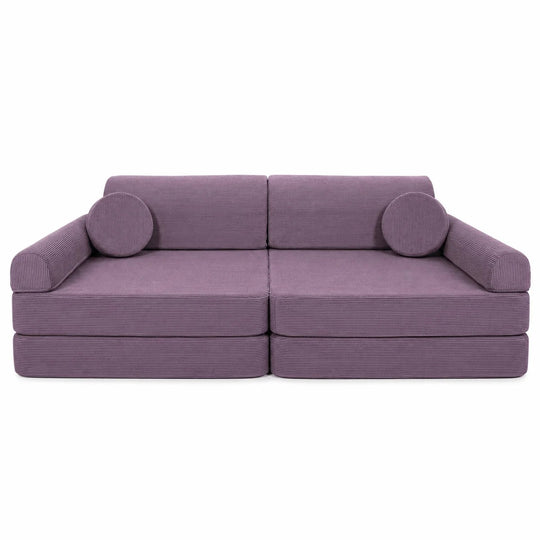 MeowBaby® Large Slimcord Premium Sofa - Lavender
