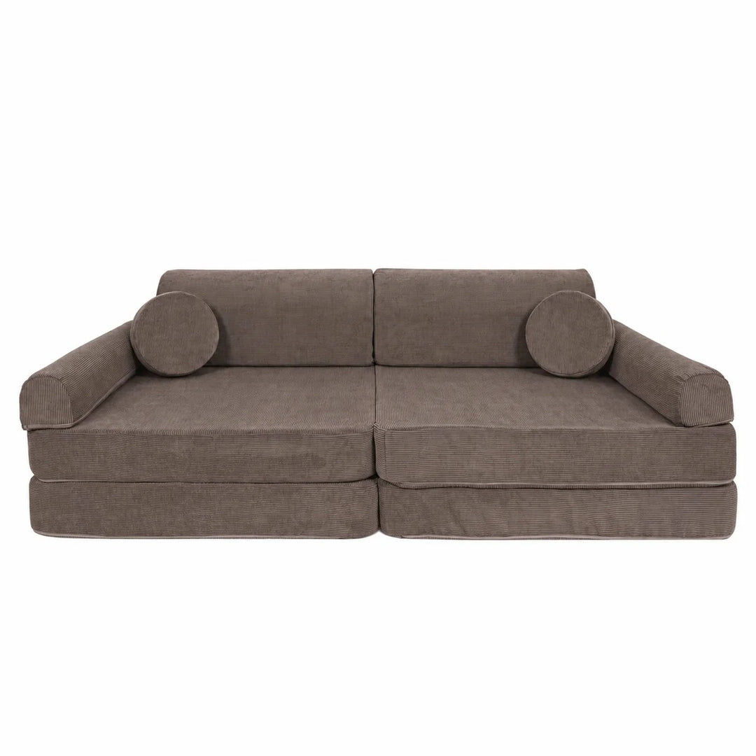 MeowBaby® Large Slimcord Premium Sofa - Taupe