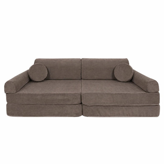 MeowBaby® Large Slimcord Premium Sofa - Taupe