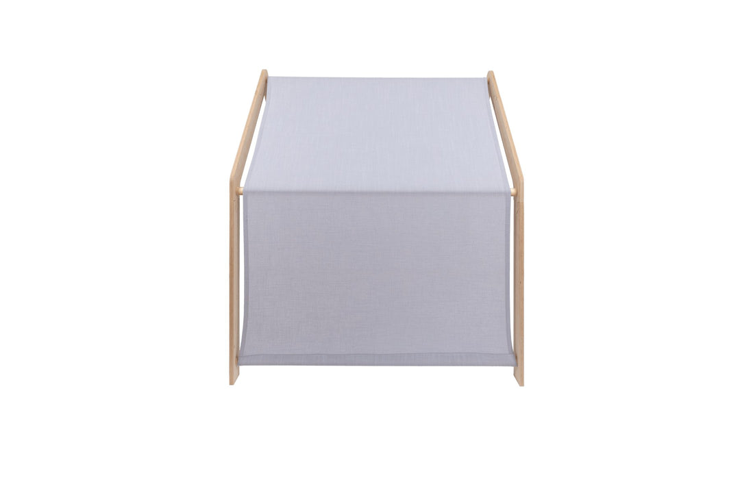 MeowBaby® Natural Wooden House for Kids - Blue Roof