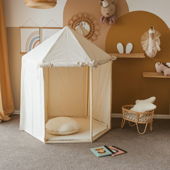 Indoor Pavilion Playhouse Tent – Natural Canvas