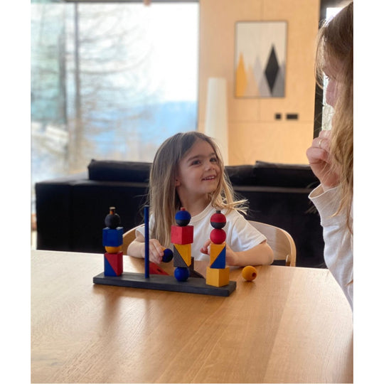 Montessori-inspired Modern Stacking Toy Modern X