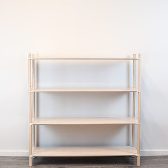 Montessori-Inspired Wooden Shelving Unit Large, 4 Shelves