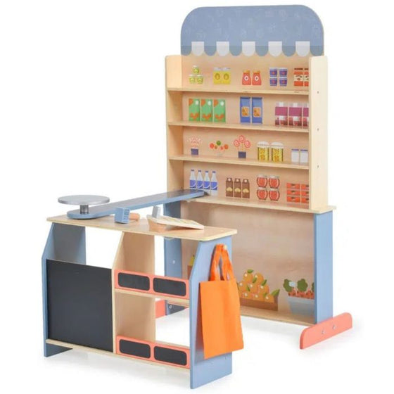 Houten Supermarkt – Kinderwinkel Set