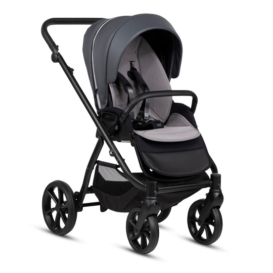 Noordi Fjordi V2 Leather 2027 2-in-1 Stroller – Shadow Grey 819