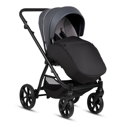 Noordi Fjordi V2 Leather 2027 2-in-1 Stroller – Shadow Grey 819